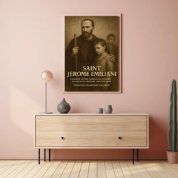 Saint Jerome Emiliani Patron Of Poster
