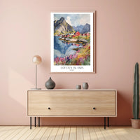 Lofoten Islands Scenic Travel Poster PosterGoat