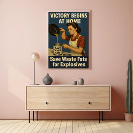 Victory Begins at Home Poster