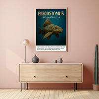 Plecostomus Freshwater Fish Poster