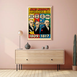 James Madison's Presidential Era Poster PosterGoat