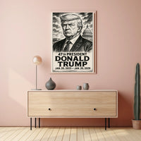 Donald Trump 47th President Poster