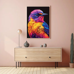 Vibrant Avian Artistry Poster
