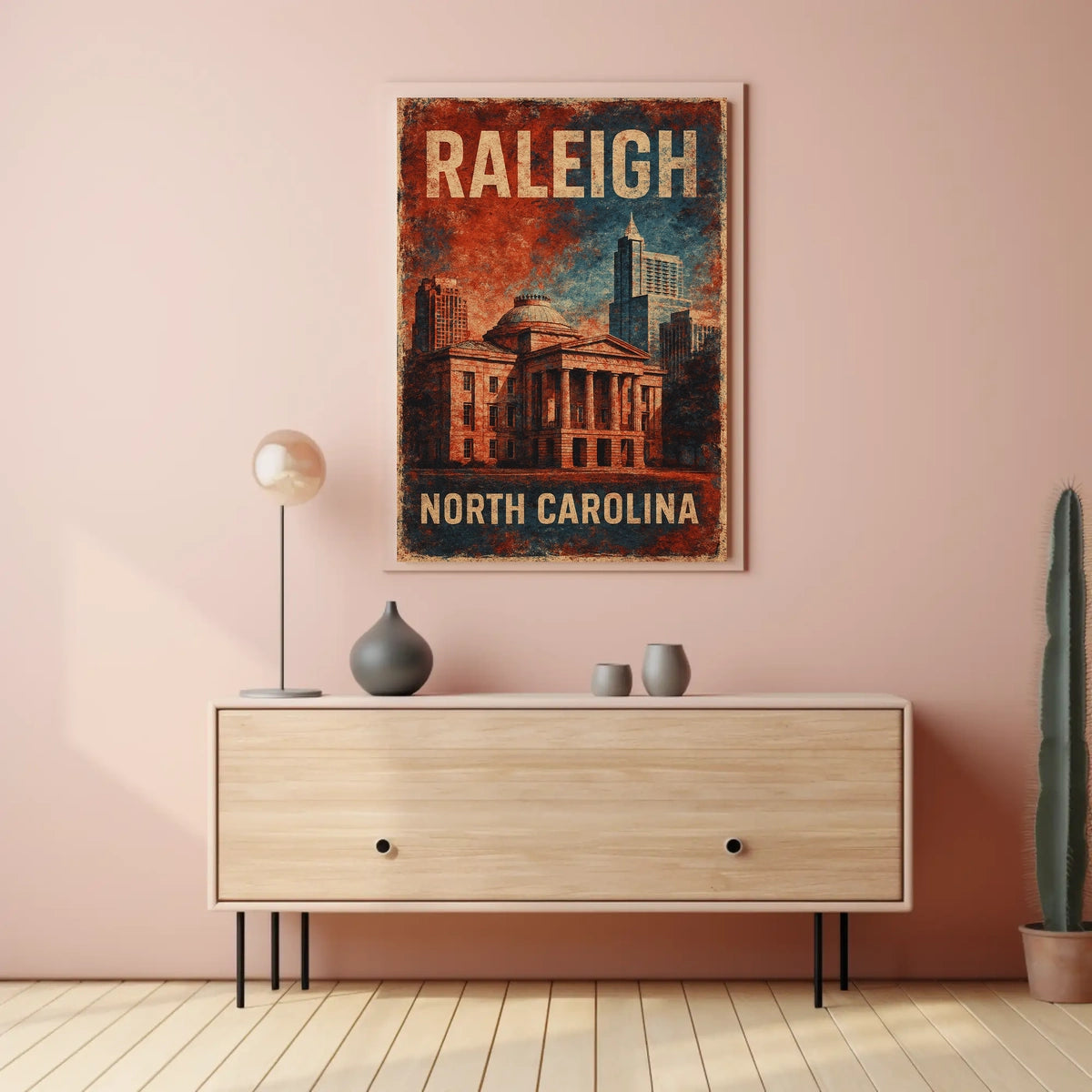Raleigh, North Carolina Poster