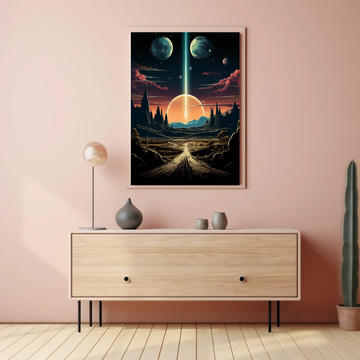 Cosmic Landscape Poster