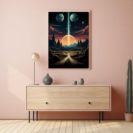 Cosmic Landscape Poster