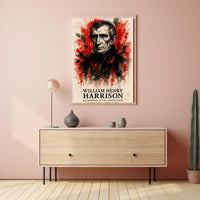 William Henry Harrison Historic 1841 Presidential Poster