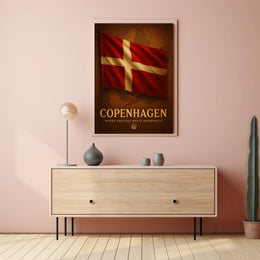 Copenhagen Where Heritage Meets Modernity Poster