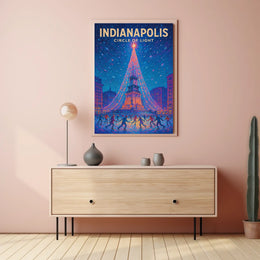 Indianapolis Circle Of Light Poster