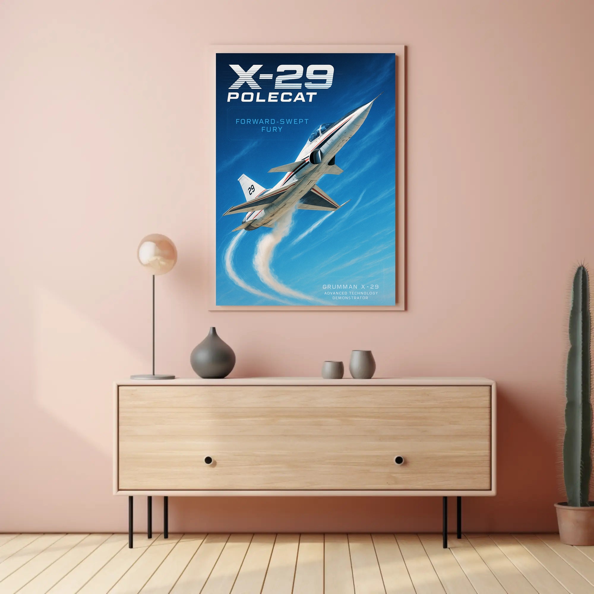 X-29 Polecat Poster PosterGoat