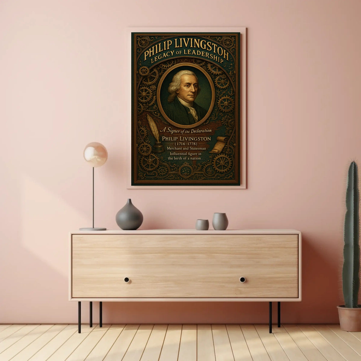 Philip Livingston Legacy of Leadership Poster