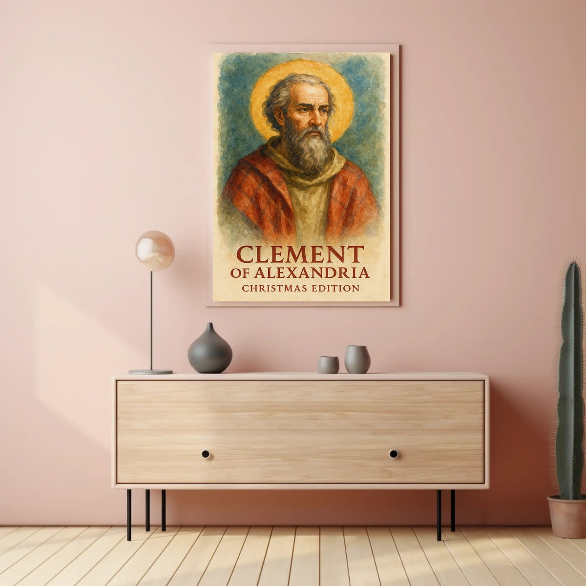 Clement of Alexandria Christmas Art Religious Heritage Poster