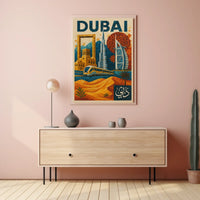 Dubai Mosaic Poster Modernity And Tradition Home Decor