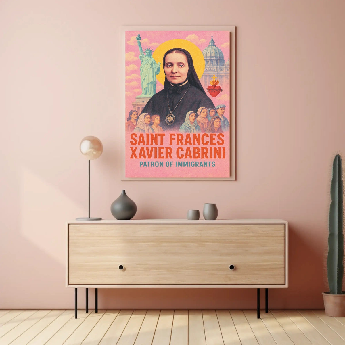 Saint Frances Xavier Cabrini Patron Of Poster