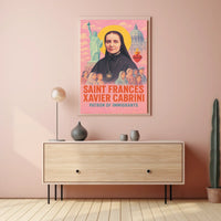 Saint Frances Xavier Cabrini Patron Of Poster