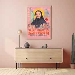 Saint Frances Xavier Cabrini Patron Of Poster