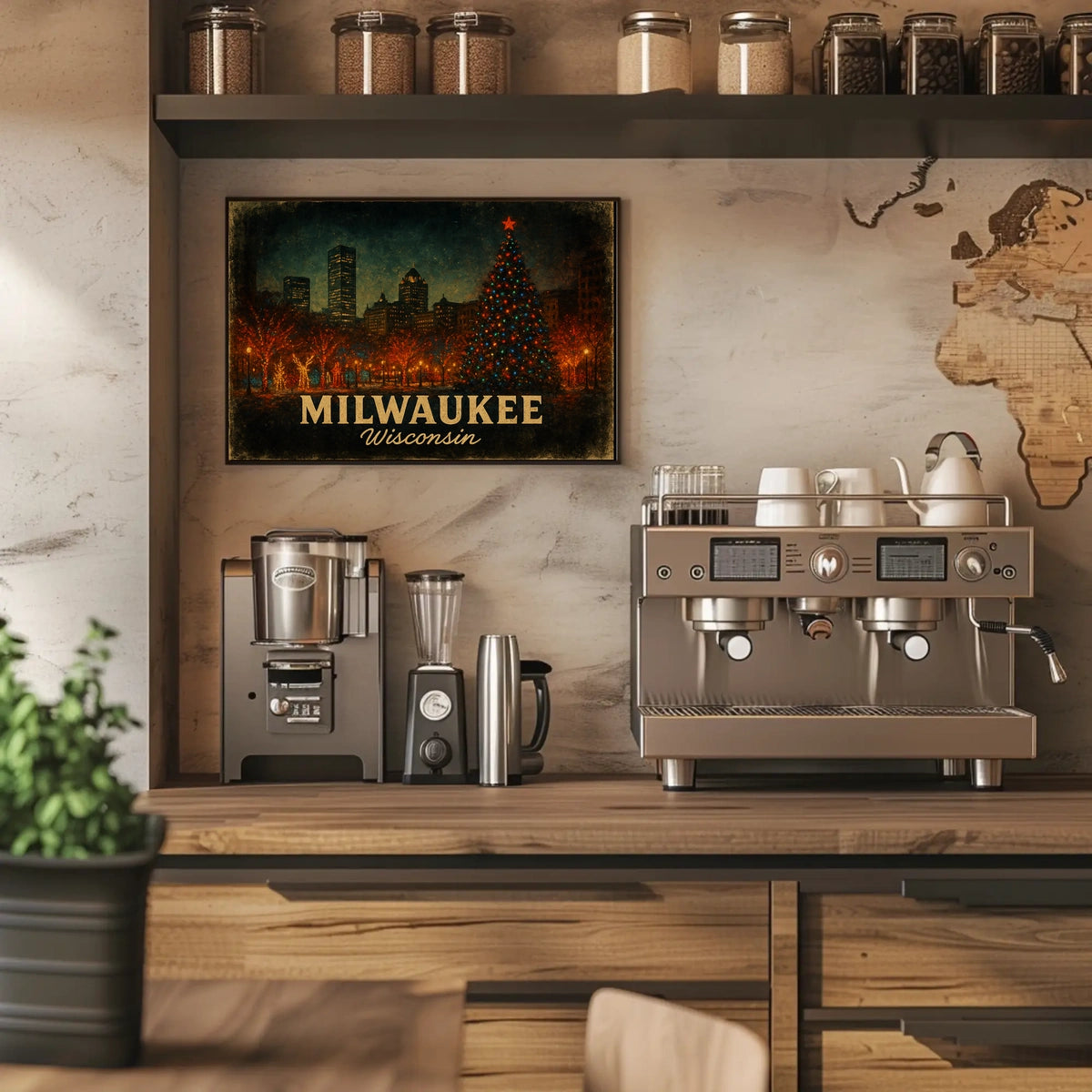 Milwaukee Winter Wonderland Poster