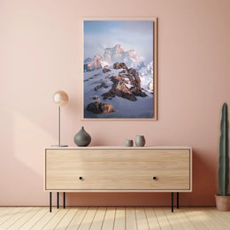 Majestic Mountain Peaks Poster
