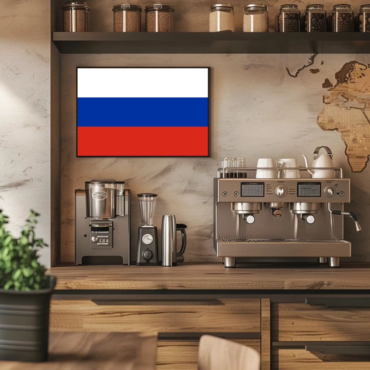 Russian Federation Flag Poster