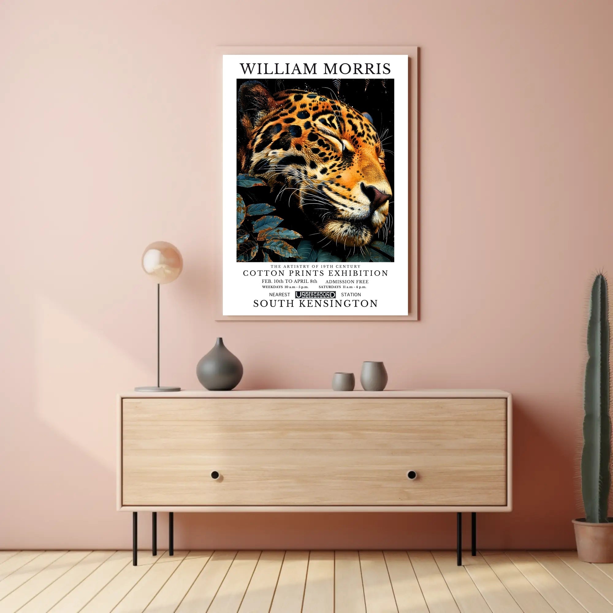 William Morris Leopard Art: Cultural or Heritage Poster