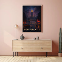 New York City Nightscape Poster