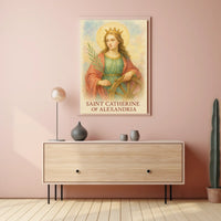 Saint Catherine of Alexandria Poster