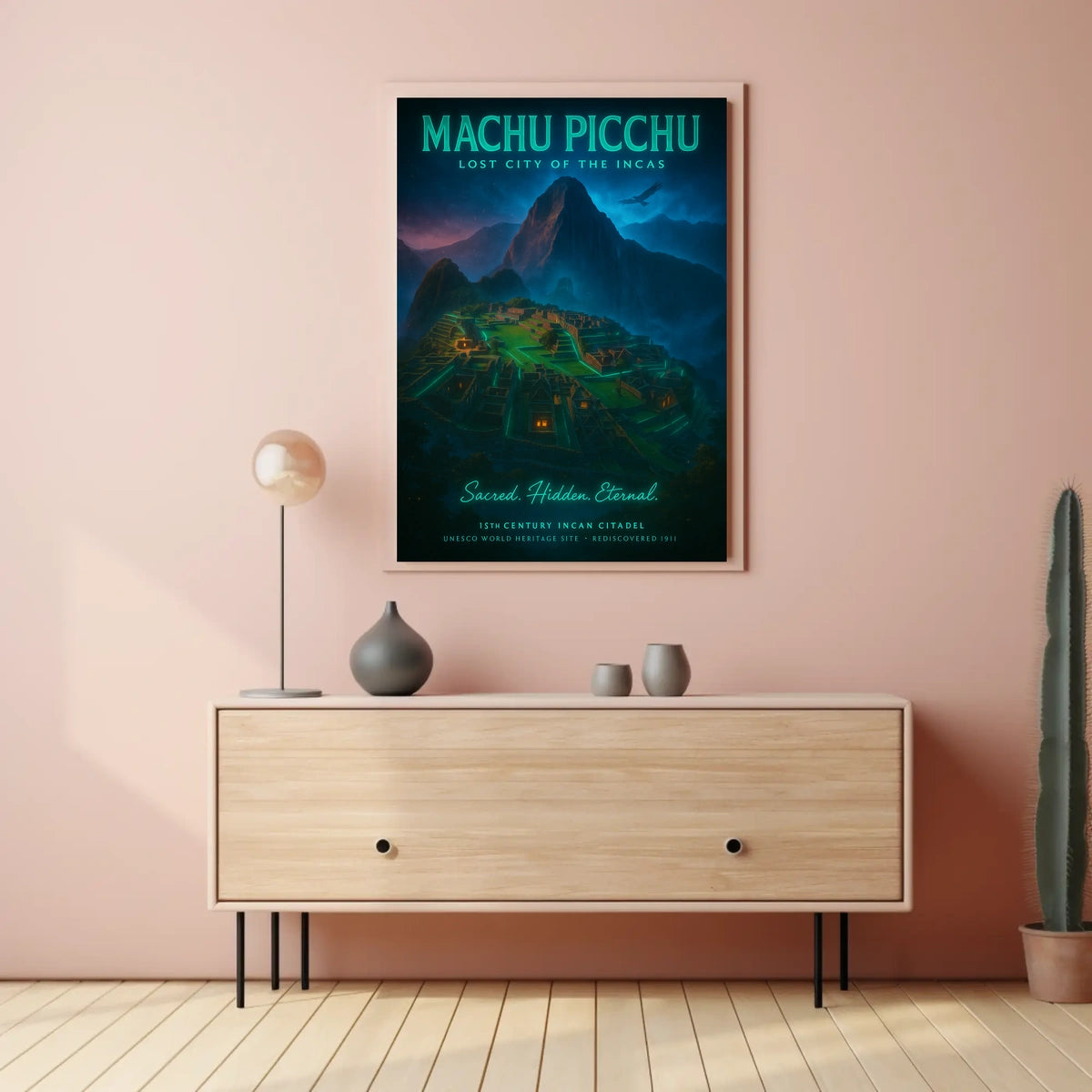 Machu Picchu Lost City of the Incas Poster