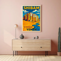 Shibam The Manhattan Of The Desert Poster