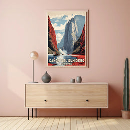Cañón del Sumidero Scenic Travel Adventure Poster