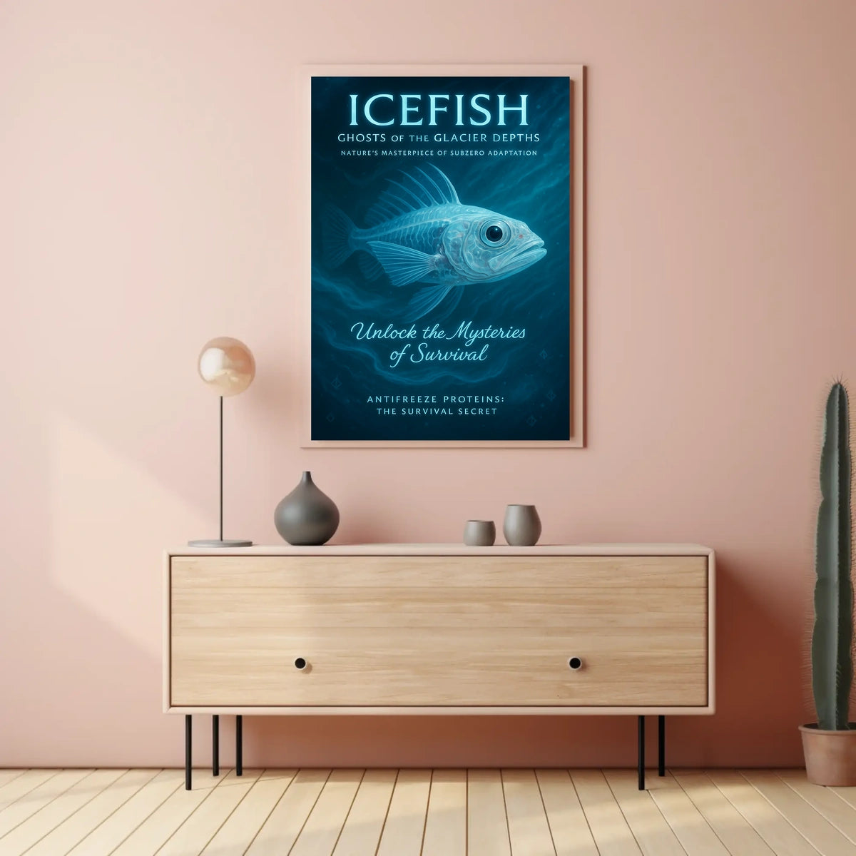 Icefish Ghosts of the Glacier Depths Poster