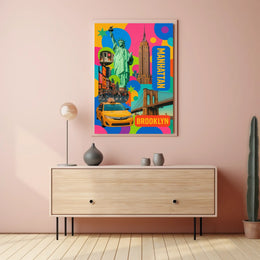 New York City Vibes Poster For Urban Wall Decor Lovers