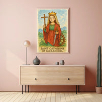 Saint Catherine of Alexandria Poster