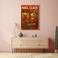 Mrs. Claus The Artist Poster