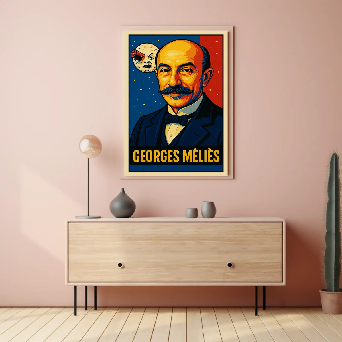 Georges Méliès Cinematic Pioneer Poster