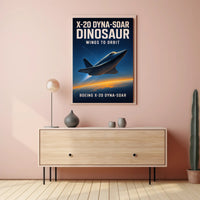 Boeing X-20 Dyna-Soar Wings to Orbit Poster PosterGoat