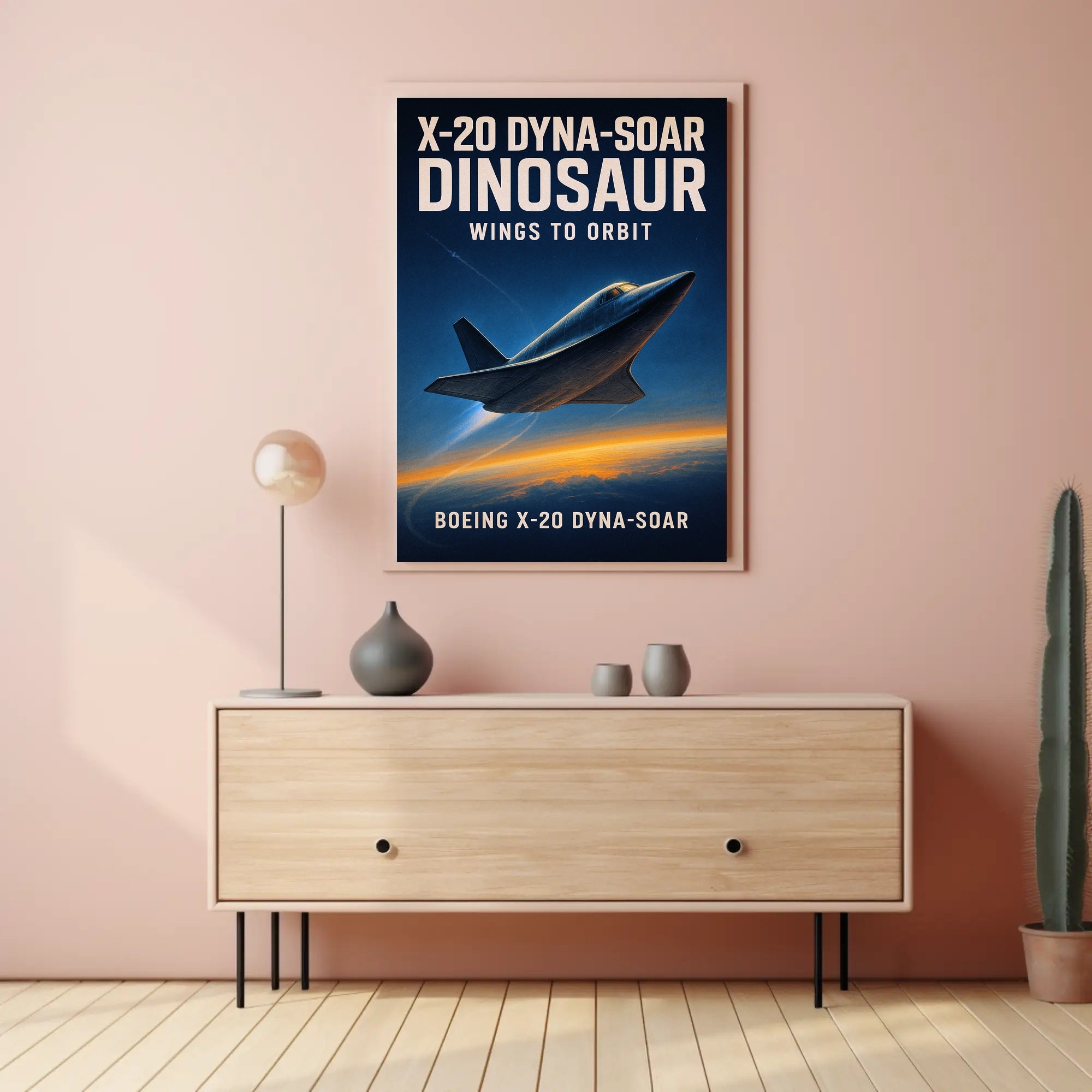 Boeing X-20 Dyna-Soar Wings to Orbit Poster PosterGoat