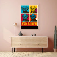 Martin Van Buren Pop Art Poster