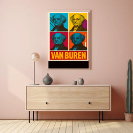 Martin Van Buren Pop Art Poster