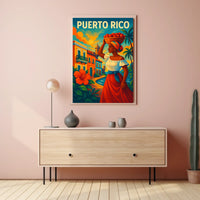Puerto Rico Vibrant Heritage Poster