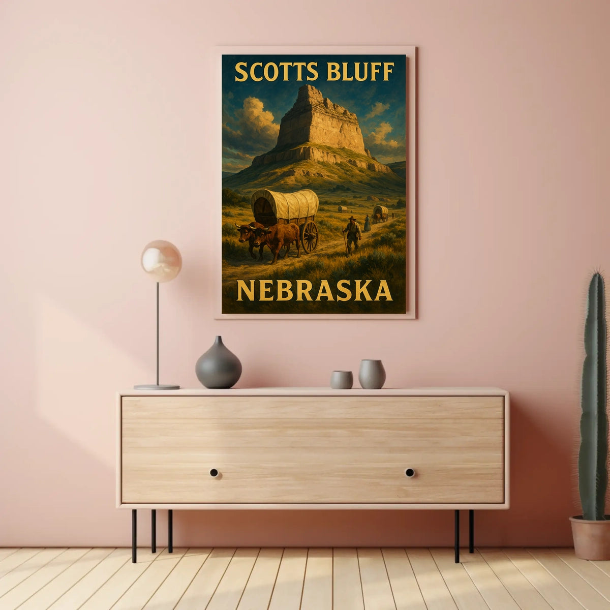 Scotts Bluff Nebraska Poster