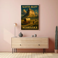 Scotts Bluff Nebraska Poster