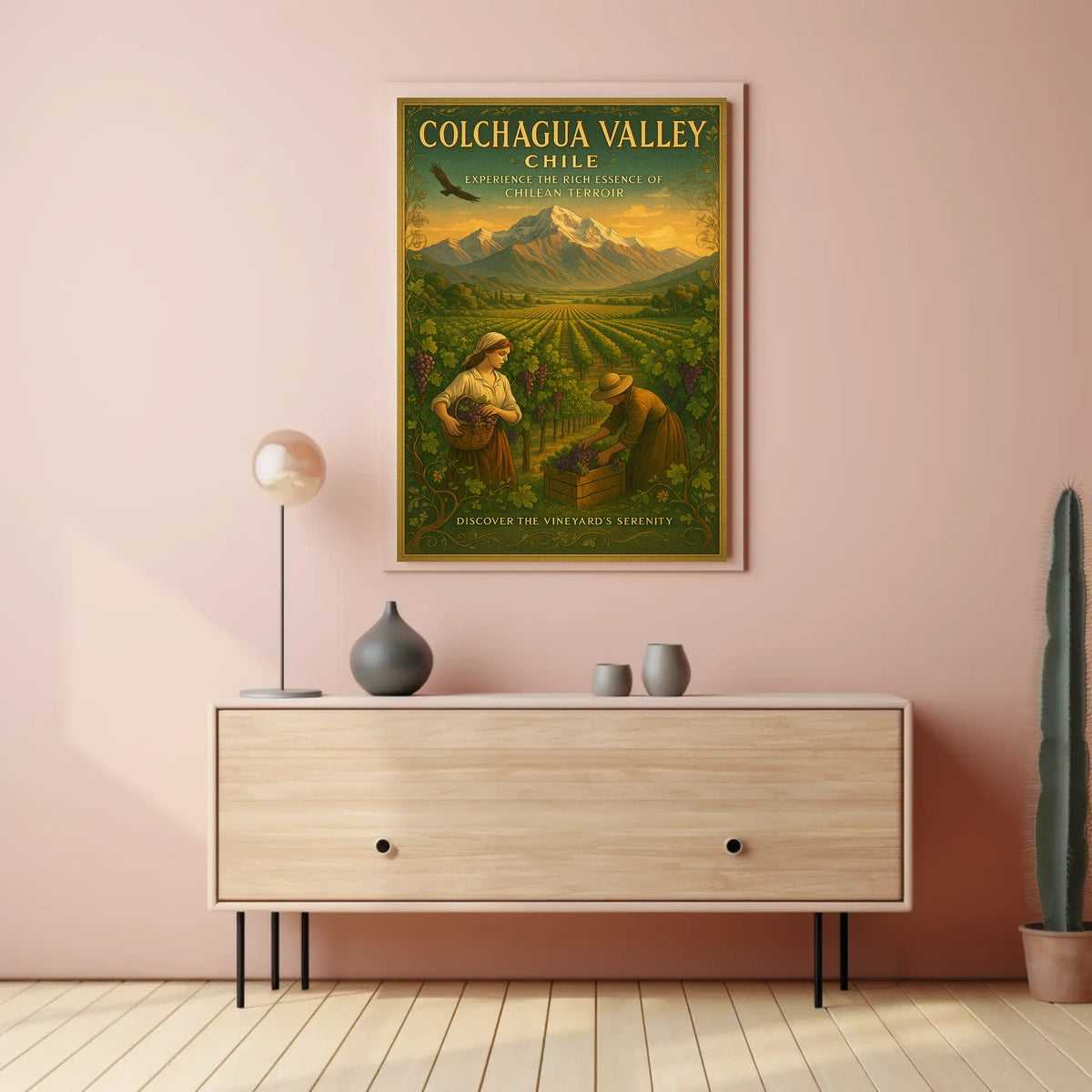 Colchagua Valley Discover the Vineyards Serenity Poster