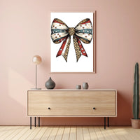 patriotic bow Poster