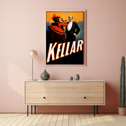 Kellar Vintage Magic Show Poster - Abstract, Artistic, or Pop Culture Poster