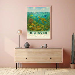 Biscayne National Park Travel Poster Print