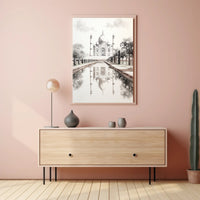 Timeless Beauty Of The Taj Mahal Poster