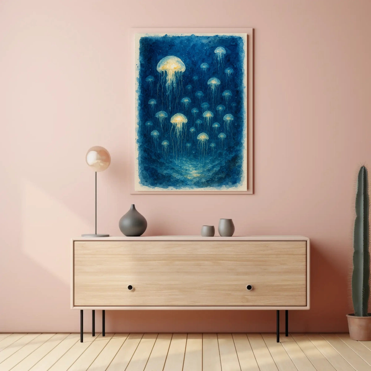 Ethereal Jellyfish Poster
