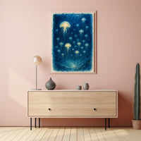 Ethereal Jellyfish Poster