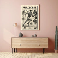 Jim Thorpe A Timeless Sports Legend Jim Thorpe Poster