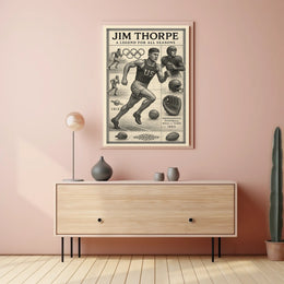 Jim Thorpe A Timeless Sports Legend Jim Thorpe Poster